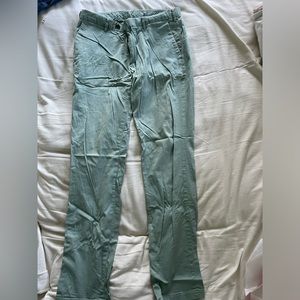 Men’s aqua chinos
